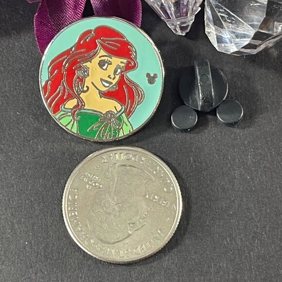 Disney Ariel Trading Pin Hidden Mickey Little Mermaid Lapel Pin Badge Brooch Pin - Picture 2 of 6